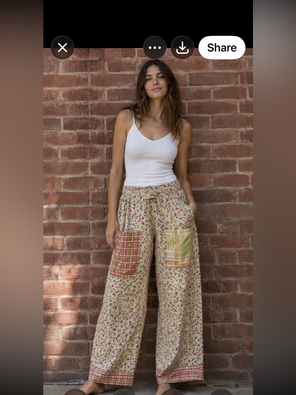 CRAM wide leg festival pants